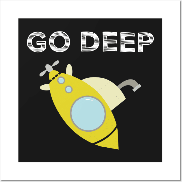 Go Deep Wall Art by Twarx